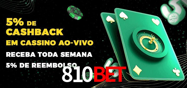 Promoções do cassino ao Vivo 810bet